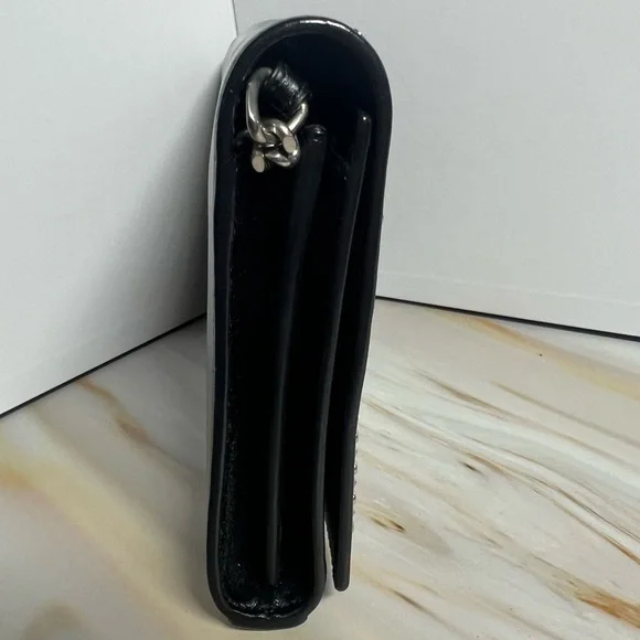 YSL Black Studded Clutch - Picture 2 of 10